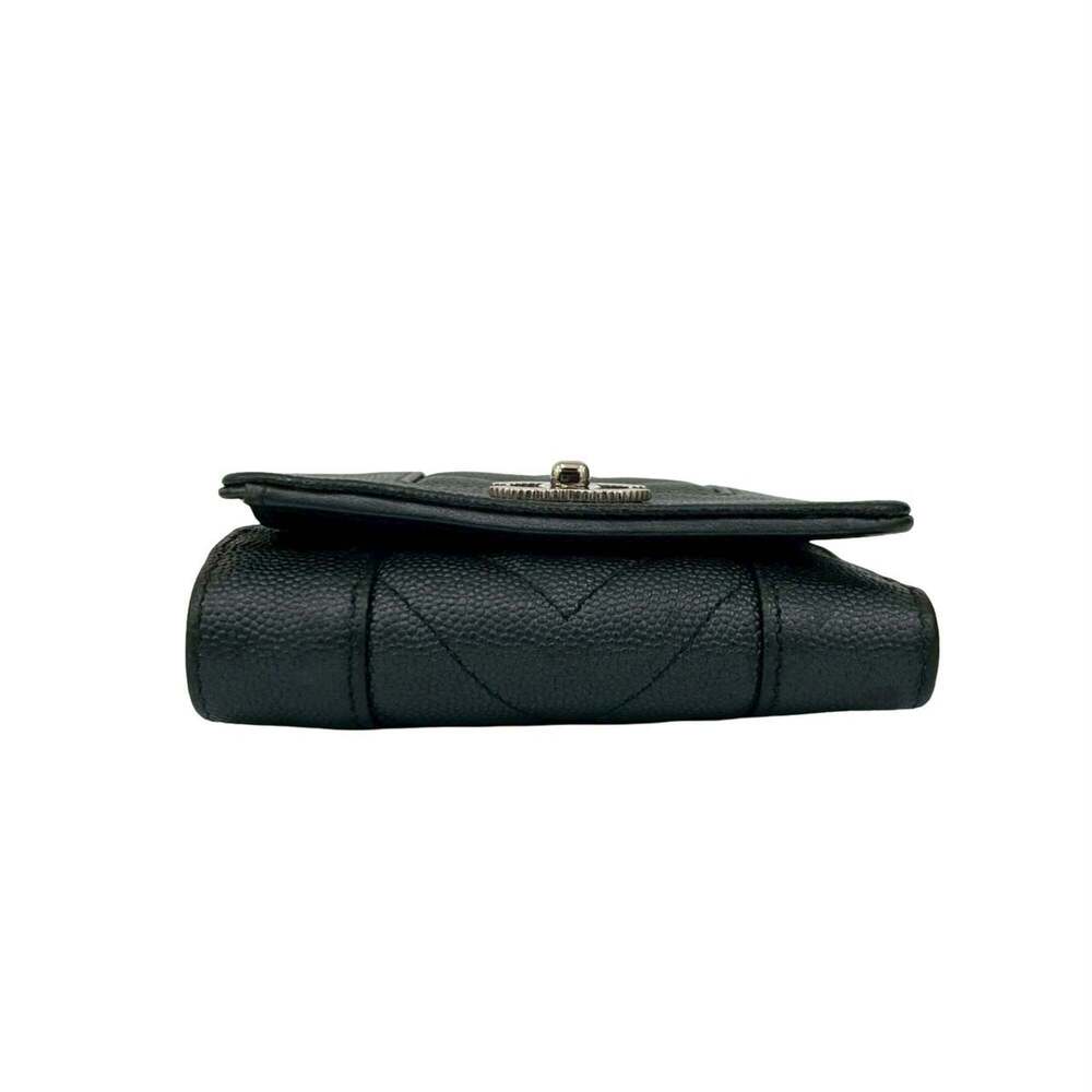 CHANEL Authentic Black Caviar Leather Wallet - Picture 6 of 10